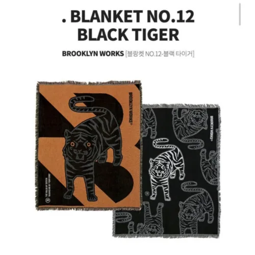 🇰🇷Brooklyn works Blanket NO.12 TIGER Tiger Camping Blanket🇰🇷