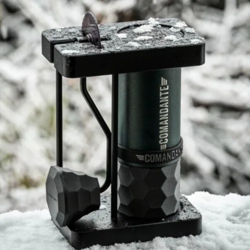 カウンタージェット 🇯🇵JHAT Coffee grinder stand for Comandante C40,C60 “Teak