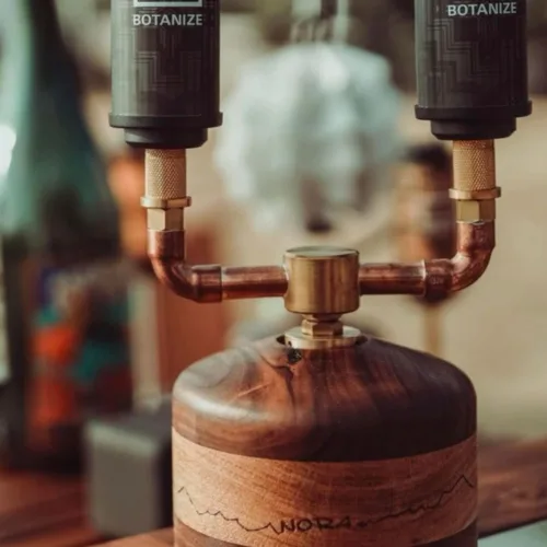 Alternative view of 🇯🇵Noras Masterpiece Wooden OD Can Case Walnut & Oak🇯🇵