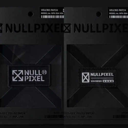 🇹🇼Nullpixel ARROW, WARNING VELCRO PATCH Authentic🇹🇼