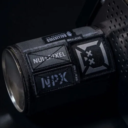 Alternative view of 🇹🇼Nullpixel GREY SKULL VELCRO PATCH ( S ), (L) Authentic🇹🇼