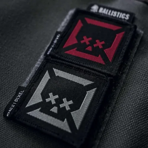 Alternative view of 🇹🇼Nullpixel RED SKULL VELCRO PATCH (S), ( L ) Authentic🇹🇼