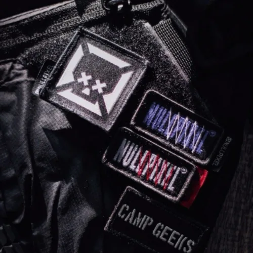 Alternative view of 🇹🇼Nullpixel W SERIE S RED – PURPLE VELCRO PATCH🇹🇼