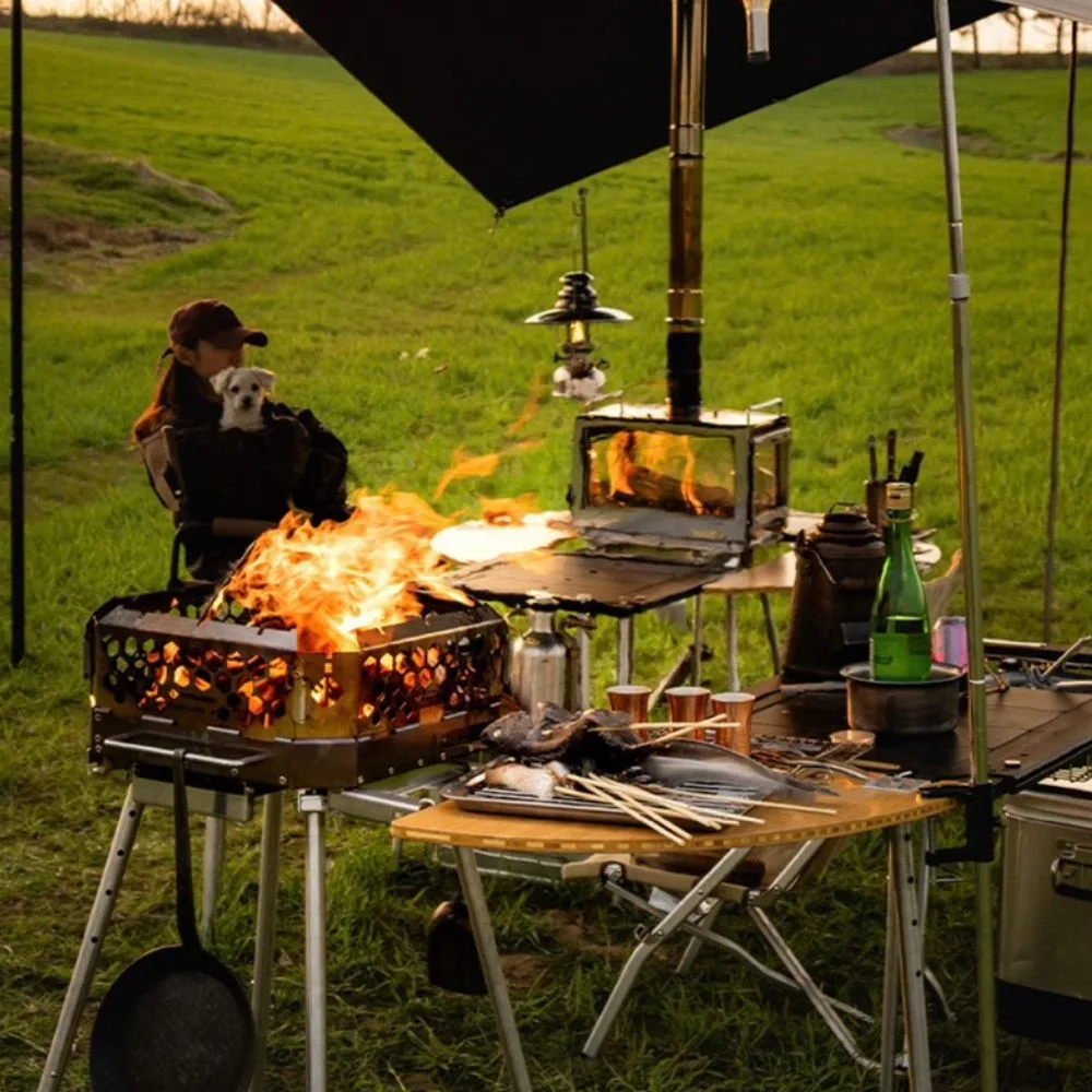 🇰🇷Wood and Burn Landmark M Premium Height-adged Camping IGT Fire Power🇰🇷