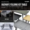 BUENOFE Folding IGT Table Full Set 4.5 Unit 3-Tier Height-Adjutable Bag Plate Included