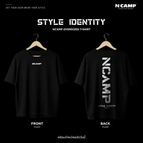Alternative view of N CAMP OVERSIZED T-SHIRT MODEL 1