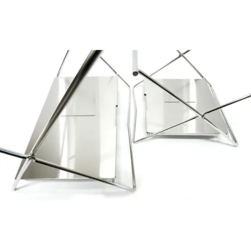 🇰🇷Camaforce X Leg 1.5 unit Silver Stainless IGT Table Minimal Side Basket Flat Burner Stand