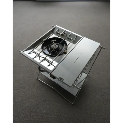 🇰🇷Camaforce X Leg 1.5 unit Silver Stainless IGT Table Minimal Side Basket Flat Burner Stand