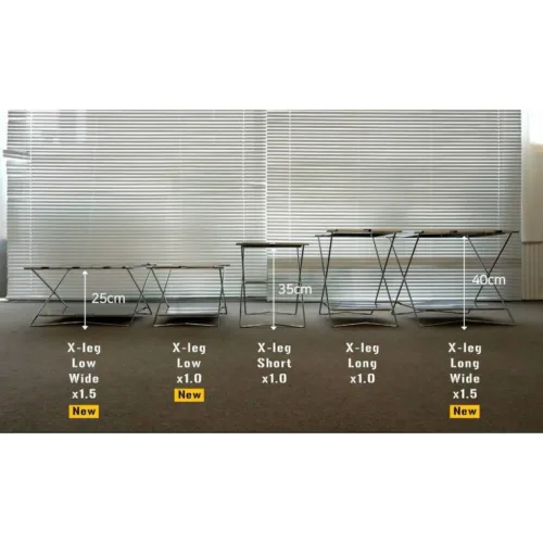 🇰🇷Camaforce X Leg 1.5 unit Silver Stainless IGT Table Minimal Side Basket Flat Burner Stand