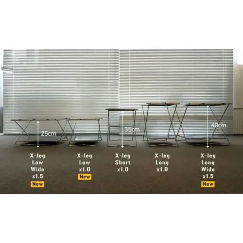 🇰🇷Camaforce X Leg 1.5 unit Silver Stainless IGT Table Minimal Side Basket Flat Burner Stand