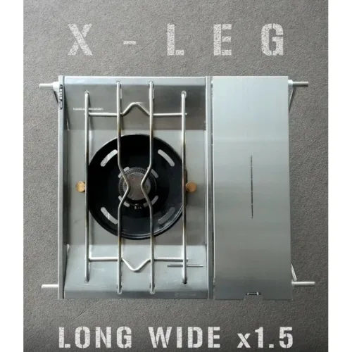 🇰🇷Camaforce X Leg 1.5 unit Silver Stainless IGT Table Minimal Side Basket Flat Burner Stand