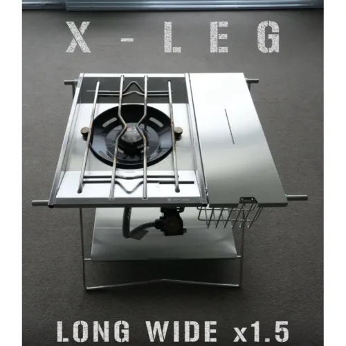 🇰🇷Camaforce X Leg 1.5 unit Silver Stainless IGT Table Minimal Side Basket Flat Burner Stand