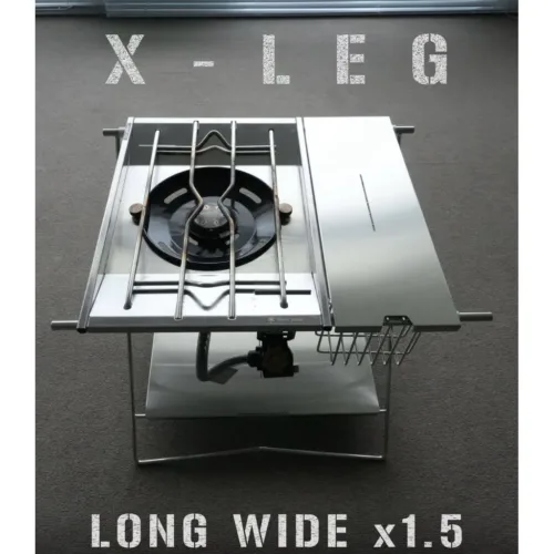🇰🇷Camaforce X Leg 1.5 unit Silver Stainless IGT Table Minimal Side Basket Flat Burner Stand