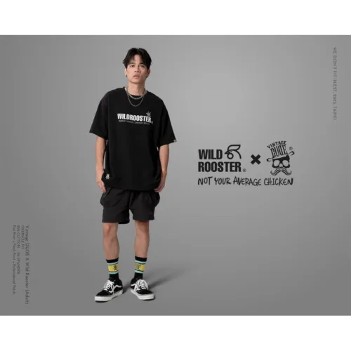 ❗️พร้อมส่ง❗️🇹🇼Wild Rooster × VINTAGE DUDE T-shirt (Adult)🇹🇼