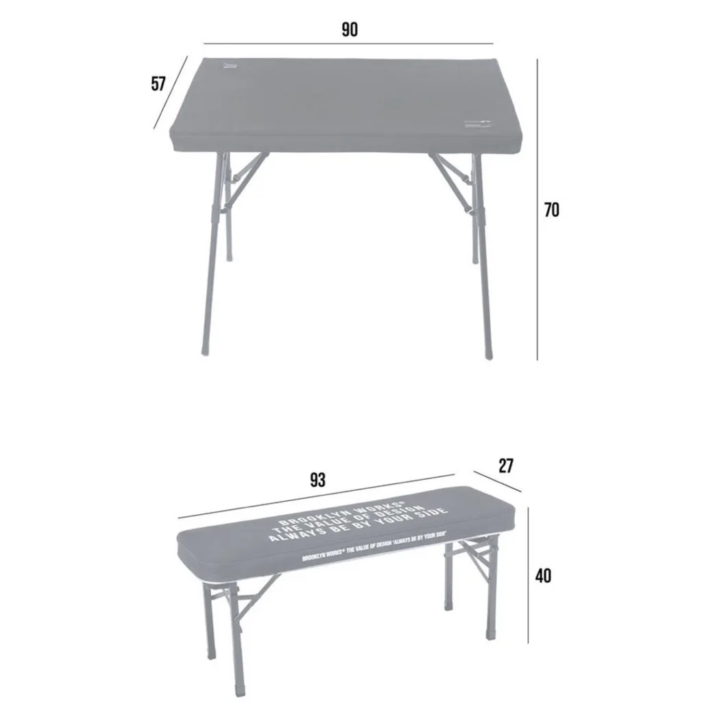 🇰🇷Brooklyn works Bench & table set🇰🇷