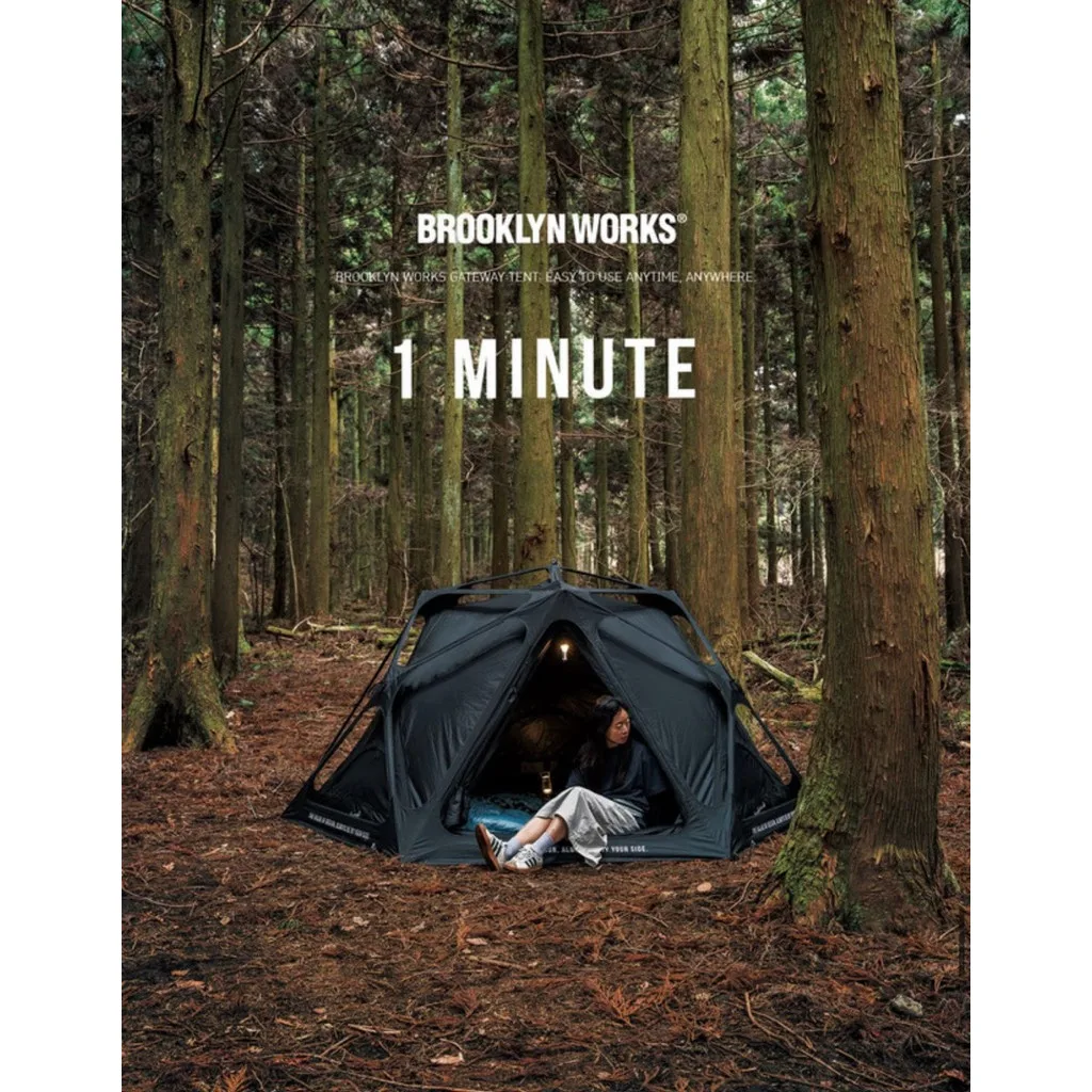 🇰🇷Brooklynworks Gateway Tent Black , Gray🇰🇷