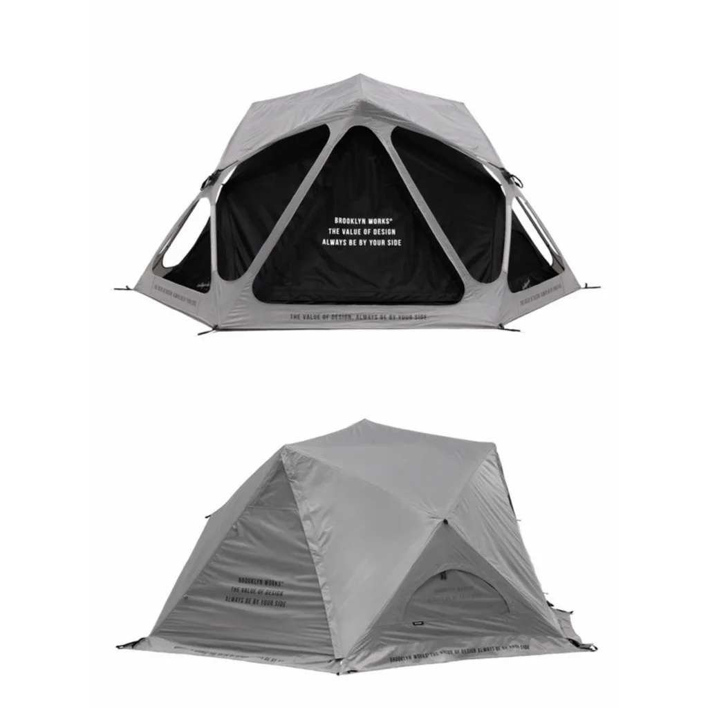 🇰🇷Brooklynworks Gateway Tent Black , Gray🇰🇷