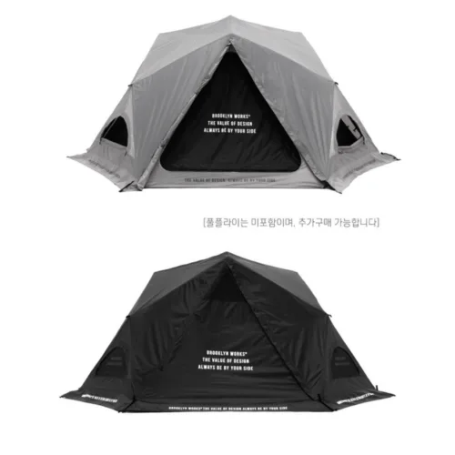 🇰🇷Brooklynworks Gateway Tent Black , Gray🇰🇷