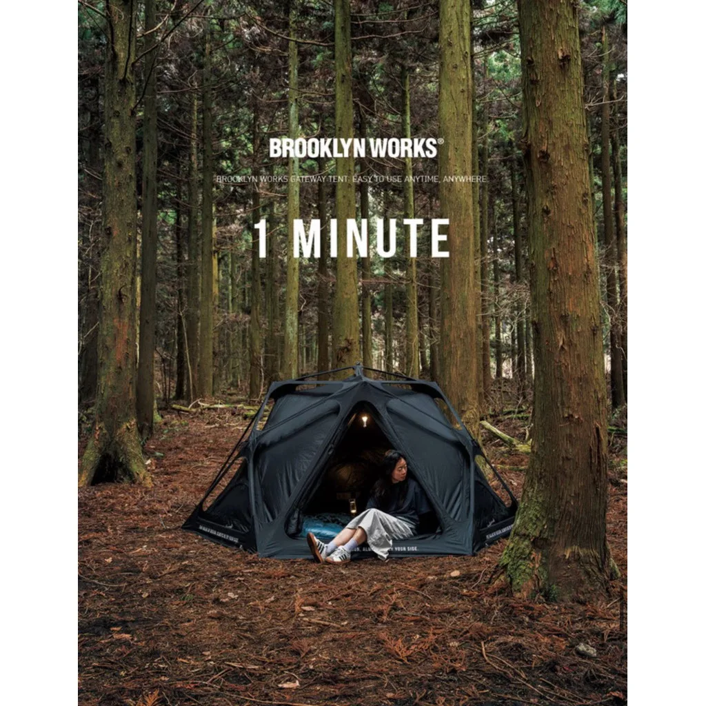 🇰🇷Brooklynworks Gateway Tent Black , Gray🇰🇷