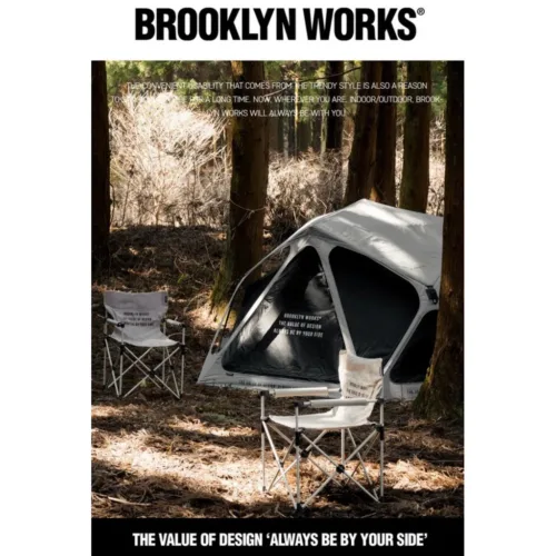 🇰🇷Brooklynworks Gateway Tent Black , Gray🇰🇷