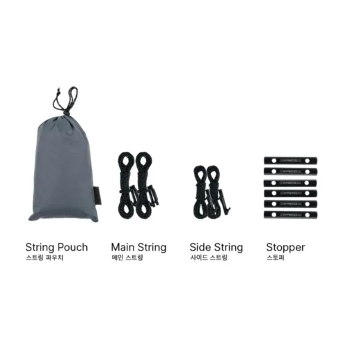 🇰🇷Hypnotize247 WING TARP Fiesta Wing Flameproof Tarp Gray