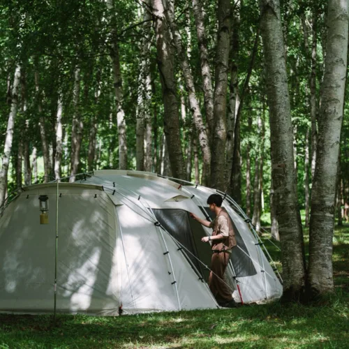 🇯🇵Snow Peak Landlock Ivory TP-671IV-FK 4-Person Beginner Shelter Tent🇯🇵