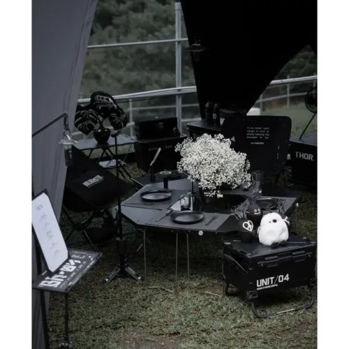 🇯🇵Snowpeak Zikaro Black Broach Camping FES-011 Table🇯🇵
