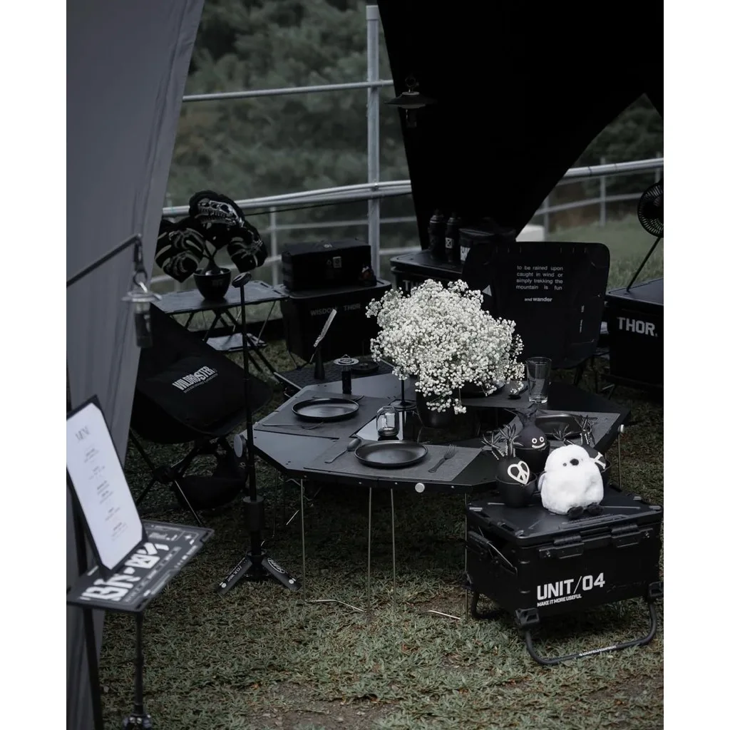 🇯🇵Snowpeak Zikaro Black Broach Camping FES-011 Table🇯🇵