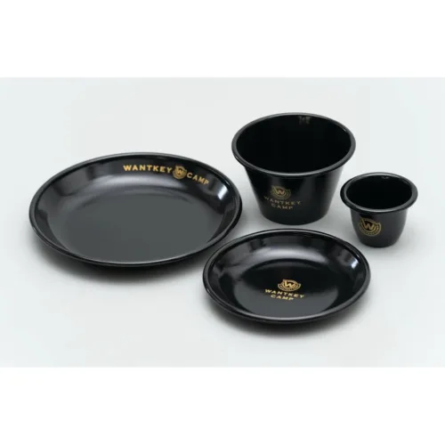 ❗️พร้อมส่ง❗️🇯🇵Wantkey camp Cup and plate set🇯🇵
