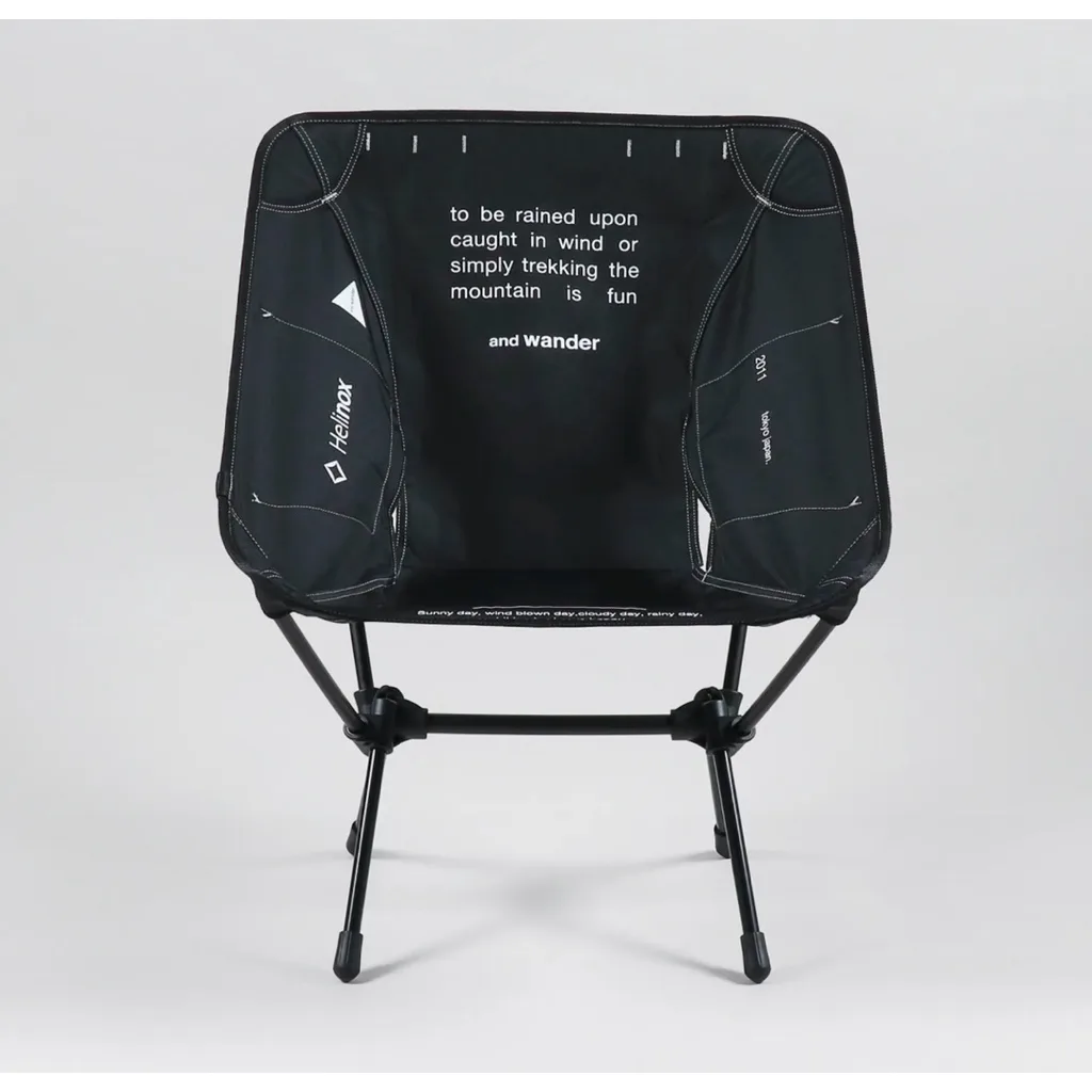 ❗️พร้อมส่ง❗️🇯🇵And Wander x Helinox Folding Chair Black🇰🇷