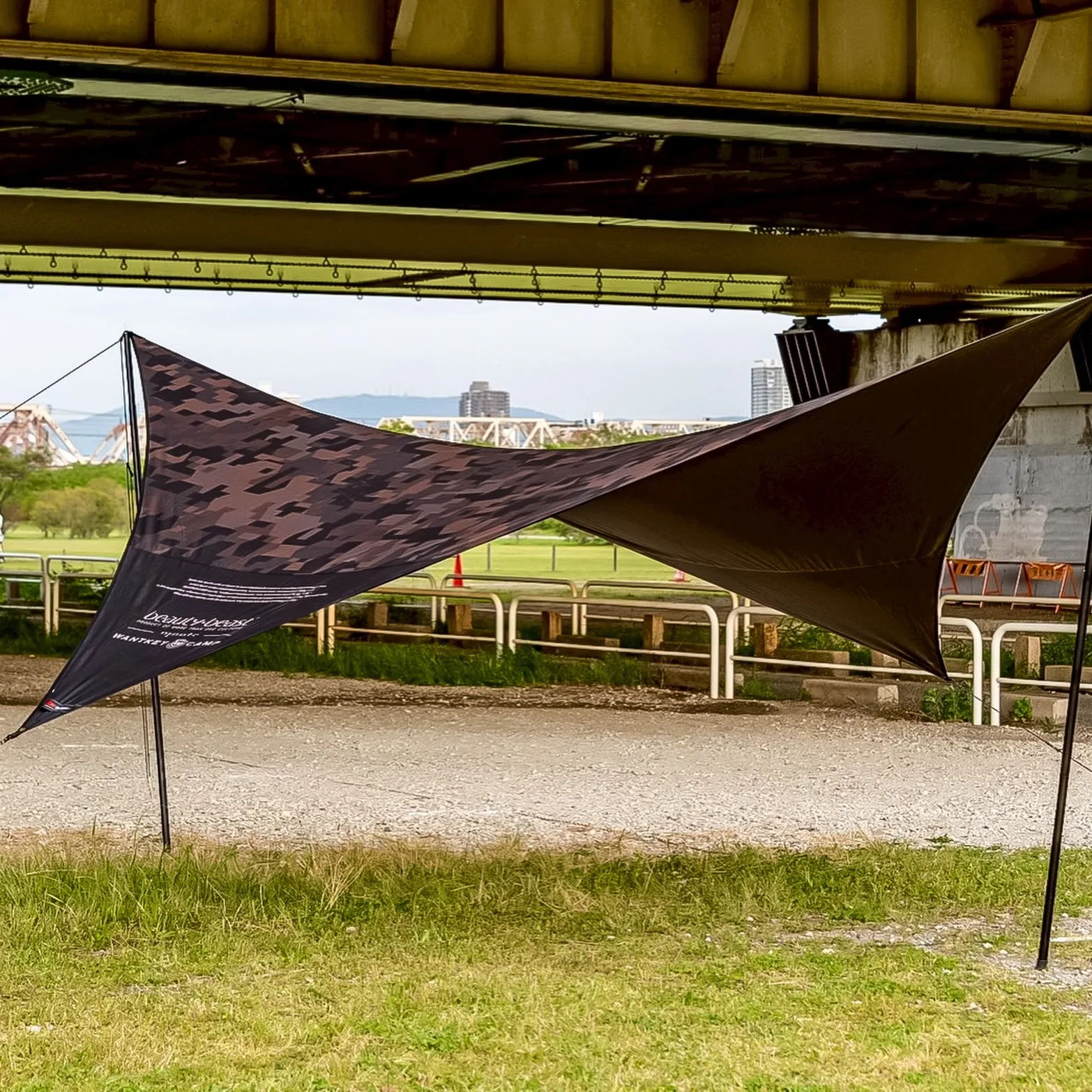 ・180MacOne x LAVALAVA Wing Tarp 🇯🇵Beauty:beast x WANTKEYCAMP x Mac one TARP wing TARP🇯🇵 – N