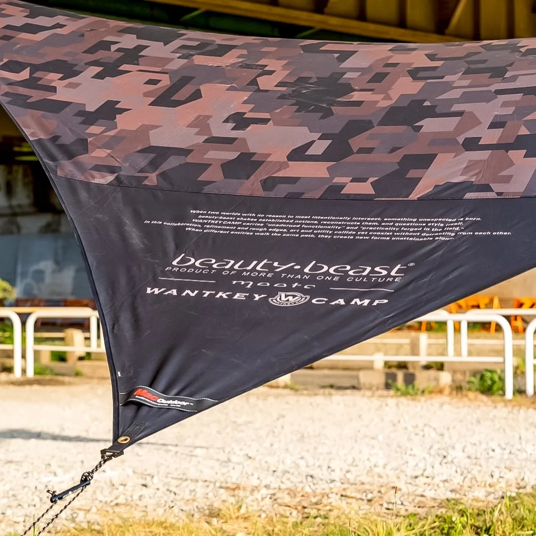・180MacOne x LAVALAVA Wing Tarp 🇯🇵Beauty:beast x WANTKEYCAMP x Mac one TARP wing TARP🇯🇵 – N