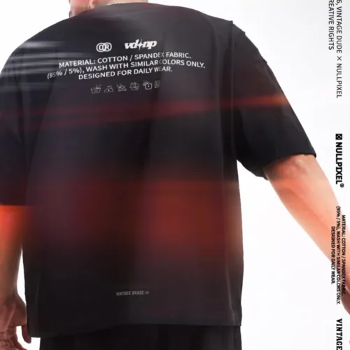 🇹🇼NULLPIXEL® X VINTAGE DUDE® T-Shirt OVDNP CREATVE RIGHTS🇹🇼 - Image 3