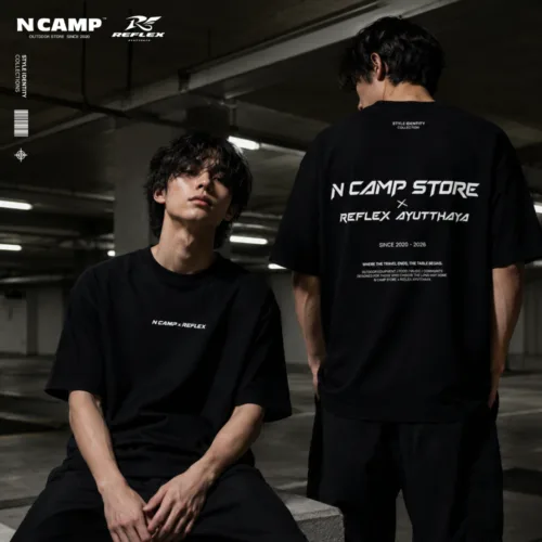 🇹🇭N CAMP STORE x REFLEX AYUTTHAYA OVERSIZED T-SHIRT MODEL 2🇹🇭