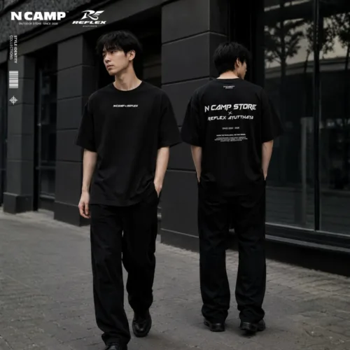 🇹🇭N CAMP STORE x REFLEX AYUTTHAYA OVERSIZED T-SHIRT MODEL 2🇹🇭 - Image 3